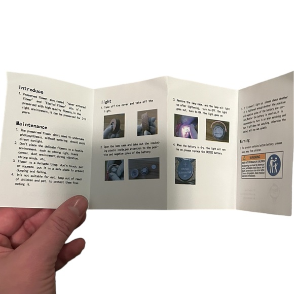 Tie Dye Preserved Rose Lighted Jar - Picture 11 of 11